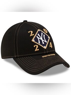 New York Yankees New Era 2024 Series Champions Adjustable Hat - Black, NWT